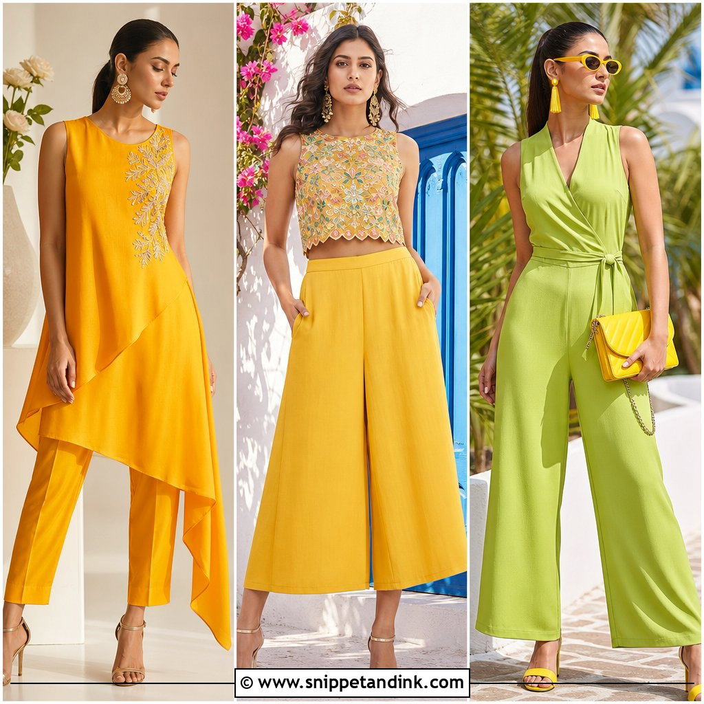 20 Western Pithi Outfit Brides Ideas for Vibrant Celebrations
