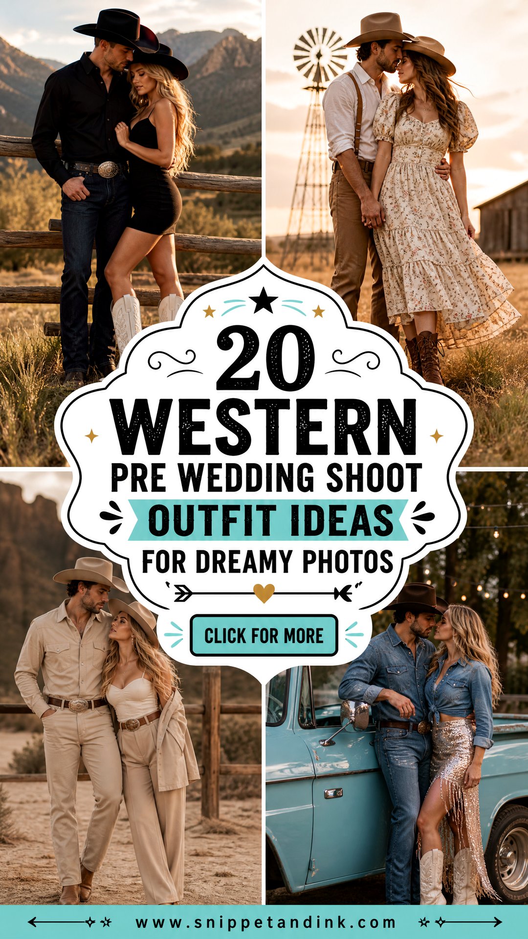 20 Western Pre Wedding Shoot Outfit Ideas for Dreamy Photos - 20 Western Pre Wedding Shoot Outfit Ideas for Dreamy Photos