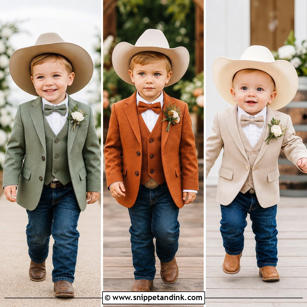 20 Western Ring Bearer Outfit Ideas for a Charming Ceremony