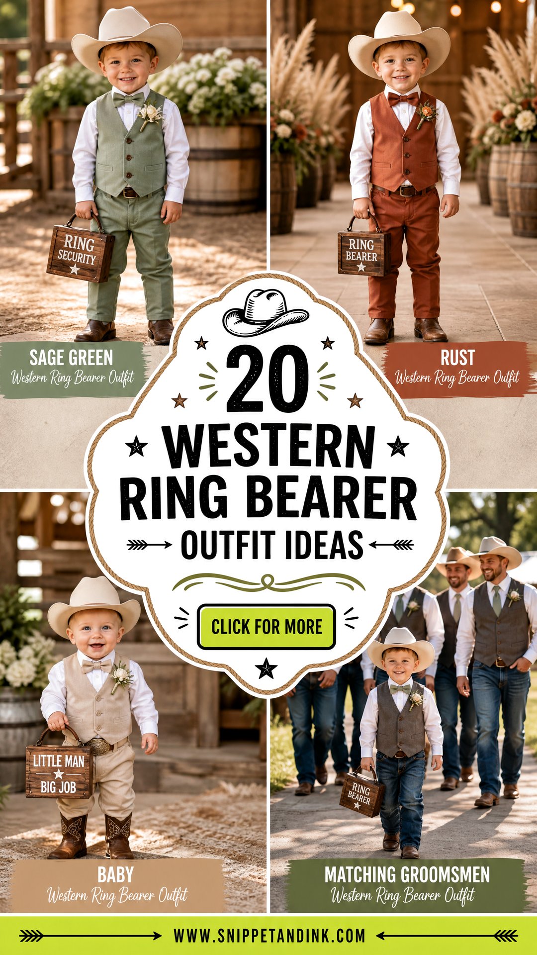 20 Western Ring Bearer Outfit Ideas for a Charming Ceremony - 20 Western Ring Bearer Outfit Ideas for a Charming Ceremony