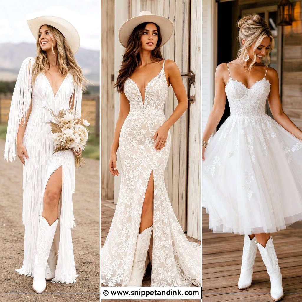 20 Western Style Wedding Dresses for Timeless Rustic Romance
