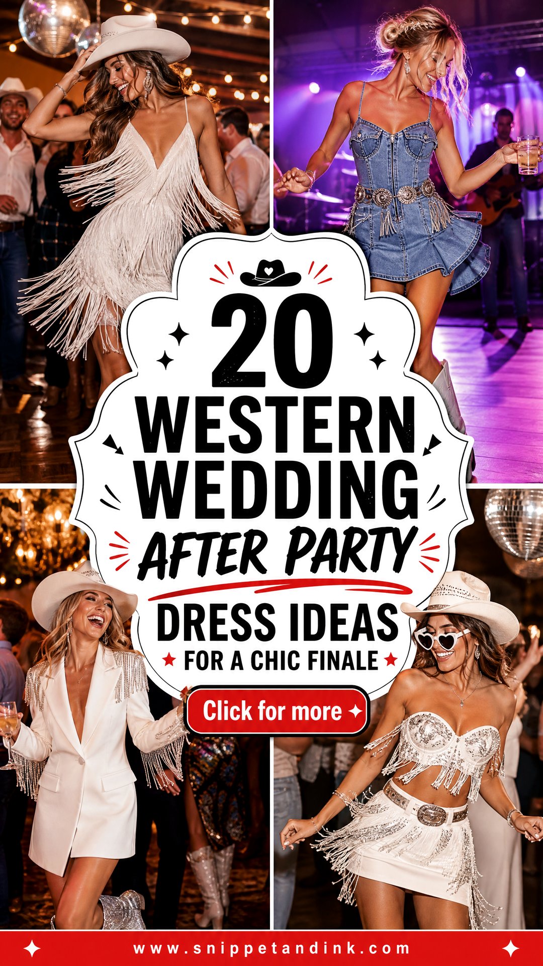 20 Western Wedding After Party Dress Ideas for a Chic Finale - 20 Western Wedding After Party Dress Ideas for a Chic Finale