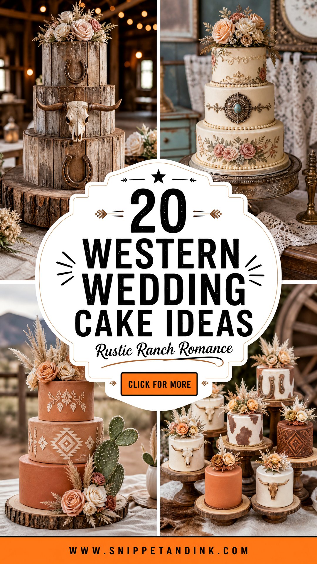 20 Western Wedding Cake Ideas for Rustic Ranch Romance - 20 Western Wedding Cake Ideas for Rustic Ranch Romance