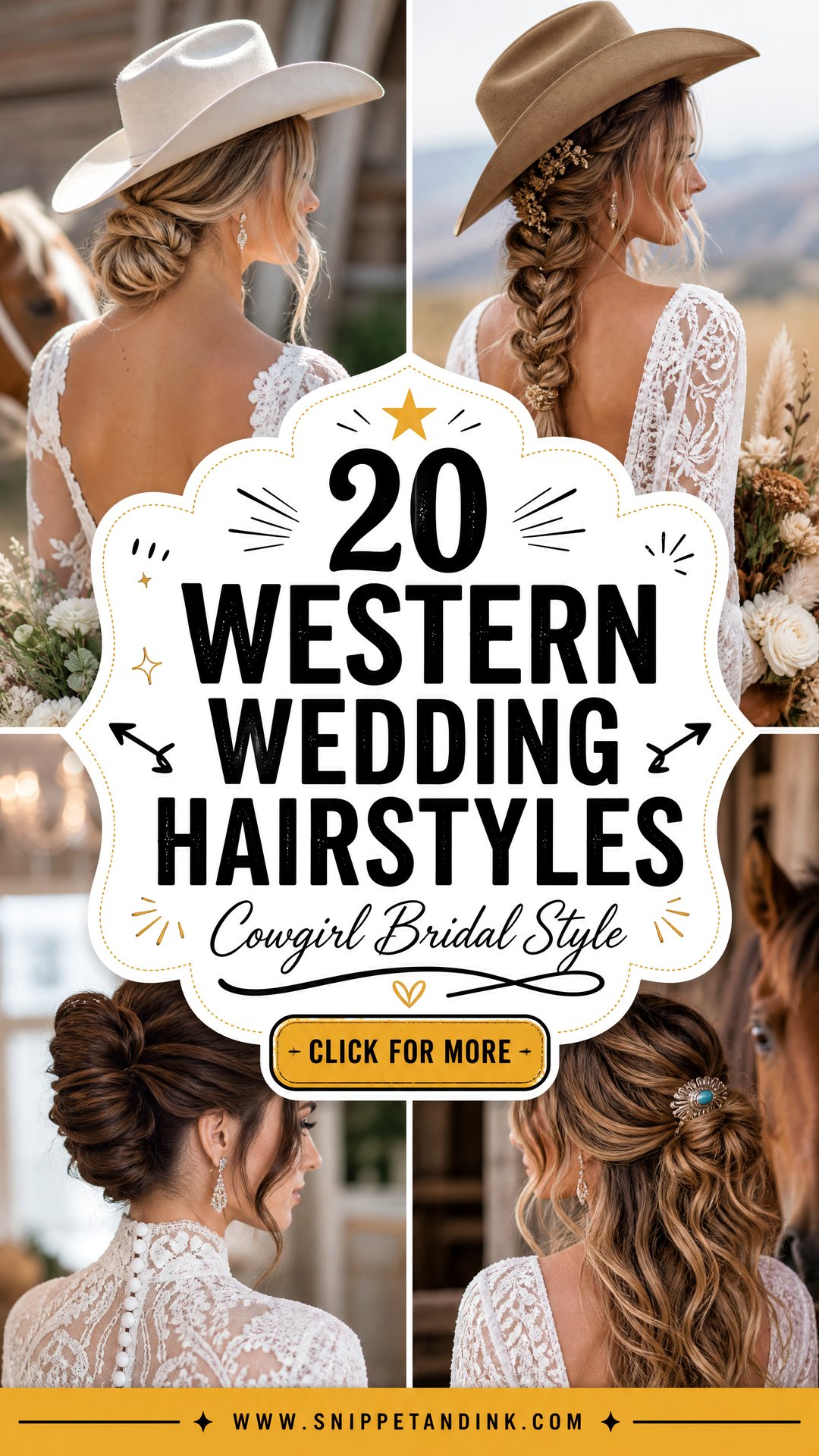 20 Western Wedding Hairstyles for Cowgirl-Chic Brides in 2026 - 20 Western Wedding Hairstyles for Cowgirl-Chic Brides in 2026