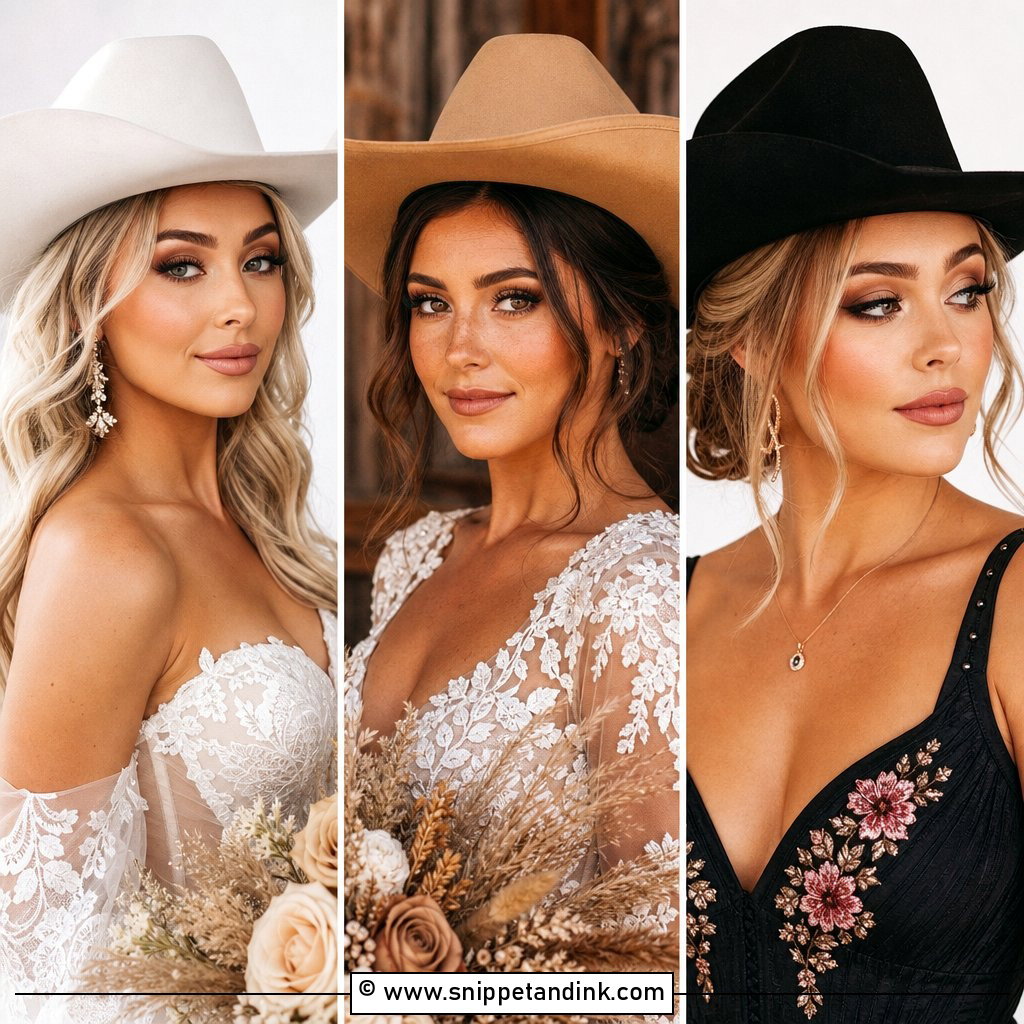 20 Western Wedding Makeup Ideas for Romantic Ranch Brides