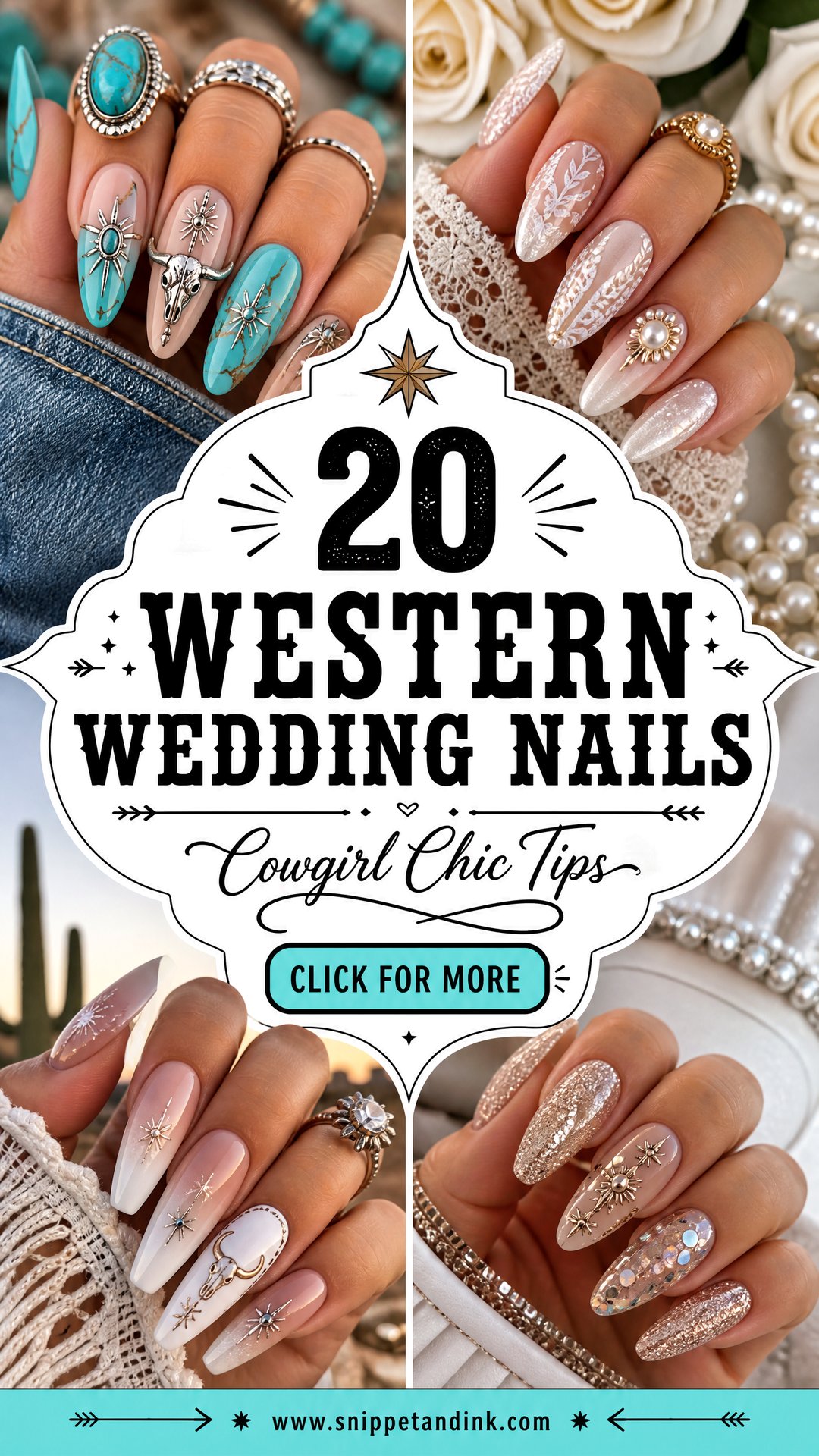 20 Western Wedding Nails for Bride With Cowgirl-Chic Charm - 20 Western Wedding Nails for Bride With Cowgirl-Chic Charm