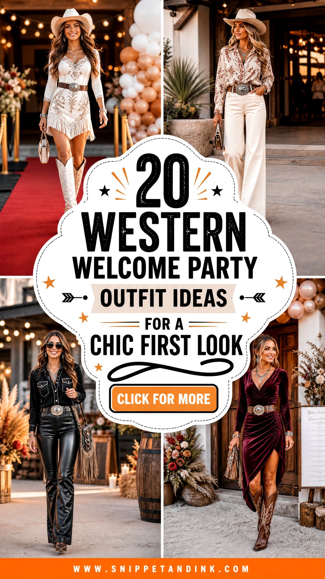 20 Western Welcome Party Outfit Ideas for a Chic First Look - 20 Western Welcome Party Outfit Ideas for a Chic First Look