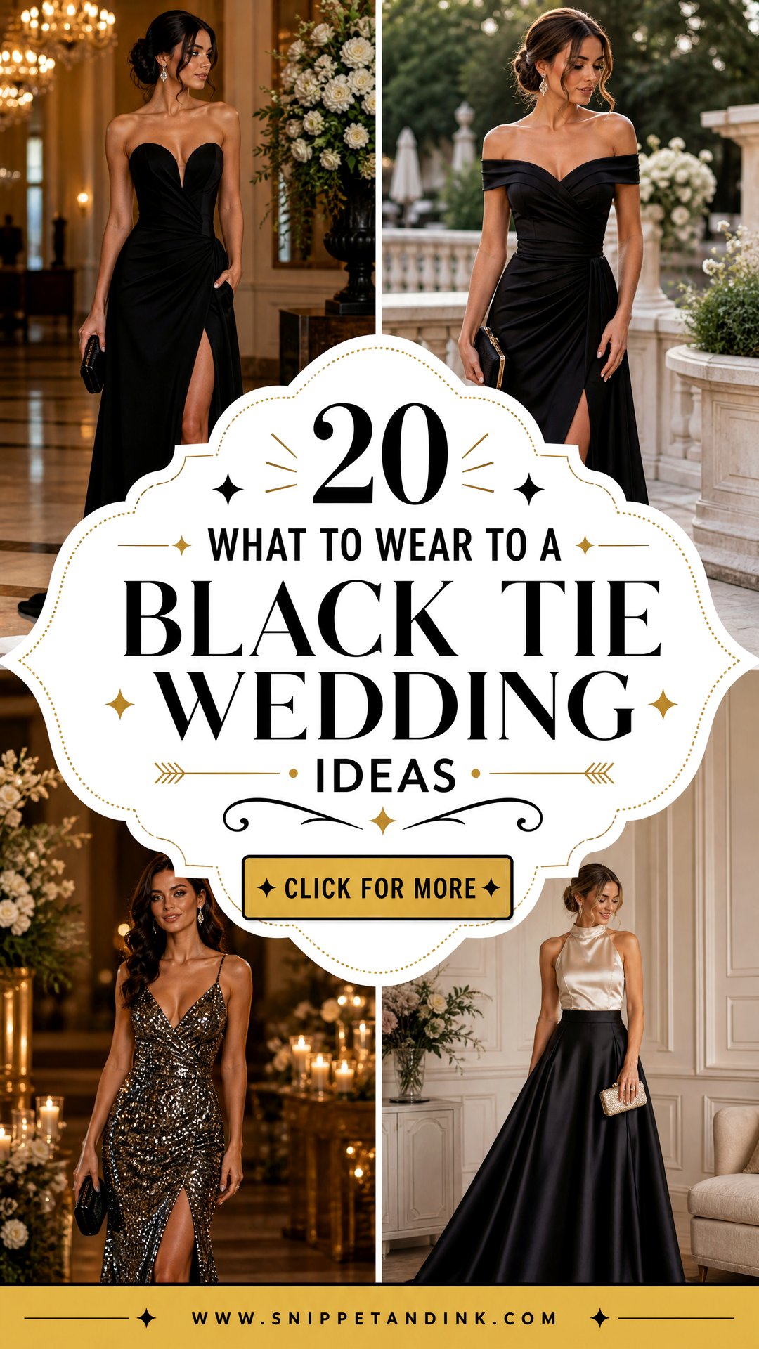 20 What to Wear to a Black Tie Wedding Ideas Polished Looks - 20 What to Wear to a Black Tie Wedding Ideas: Polished Looks