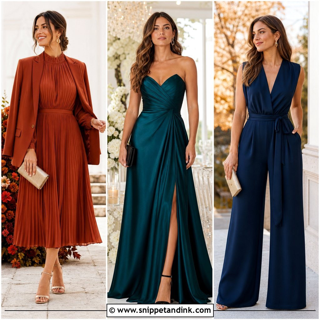 20 What to Wear to a Fall Wedding Ideas: Chic Autumn Looks