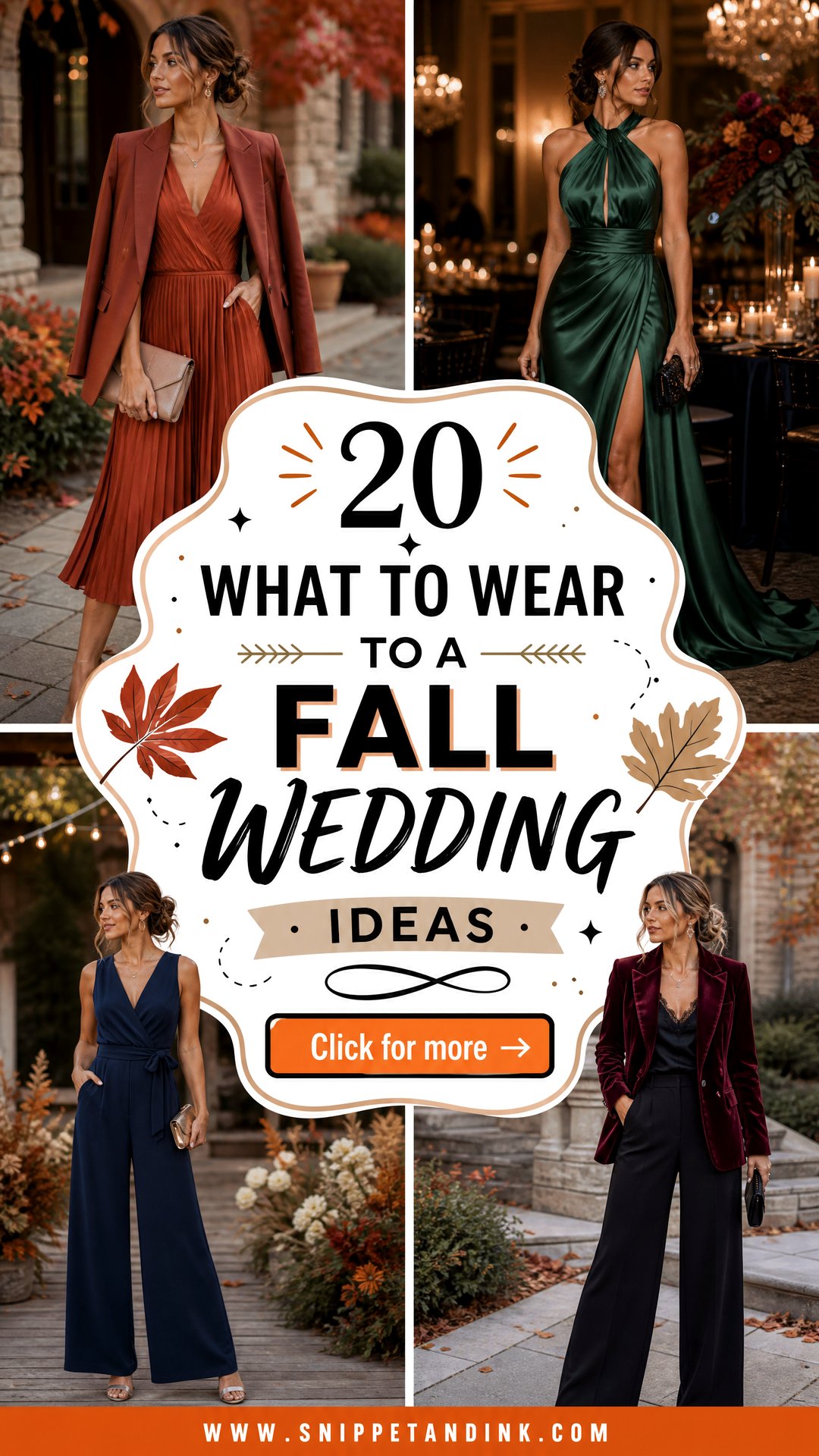20 What to Wear to a Fall Wedding Ideas Chic Autumn Looks - 20 What to Wear to a Fall Wedding Ideas: Chic Autumn Looks