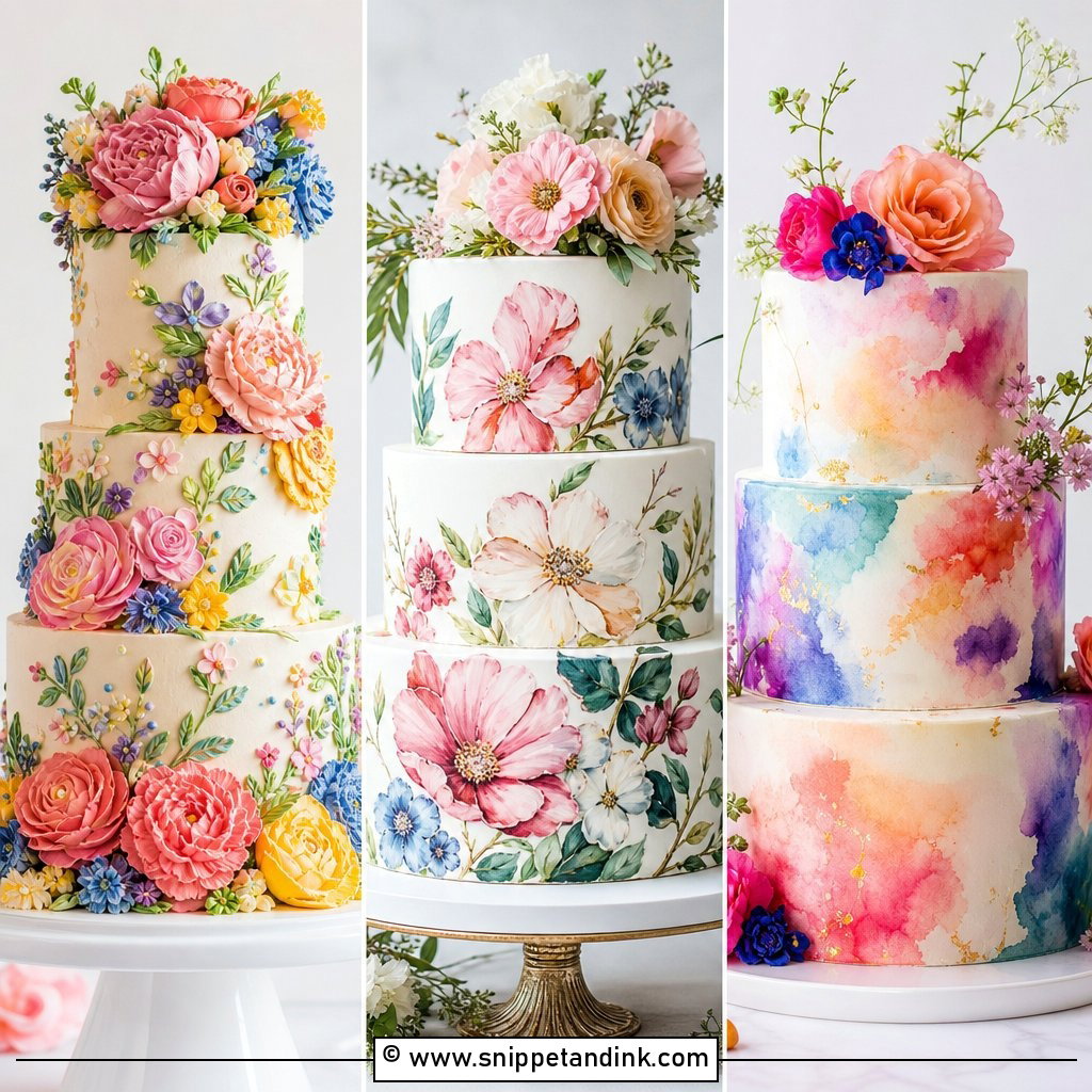 20 Whimsical Wedding Cakes for Magical Garden Weddings
