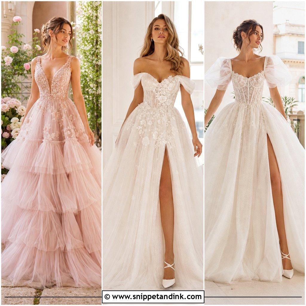 20 Whimsical Wedding Gown Ideas: Magical Looks for Brides