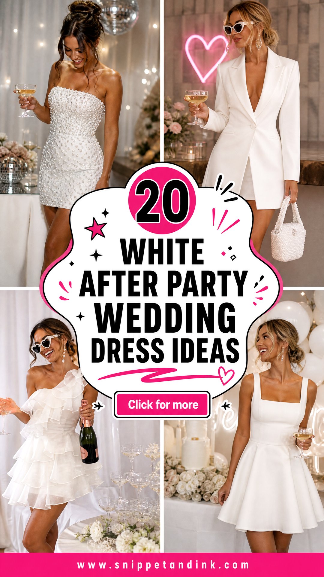 20 White After Party Wedding Dress Ideas Chic Reception Looks - 20 White After Party Wedding Dress Ideas: Chic Reception Looks
