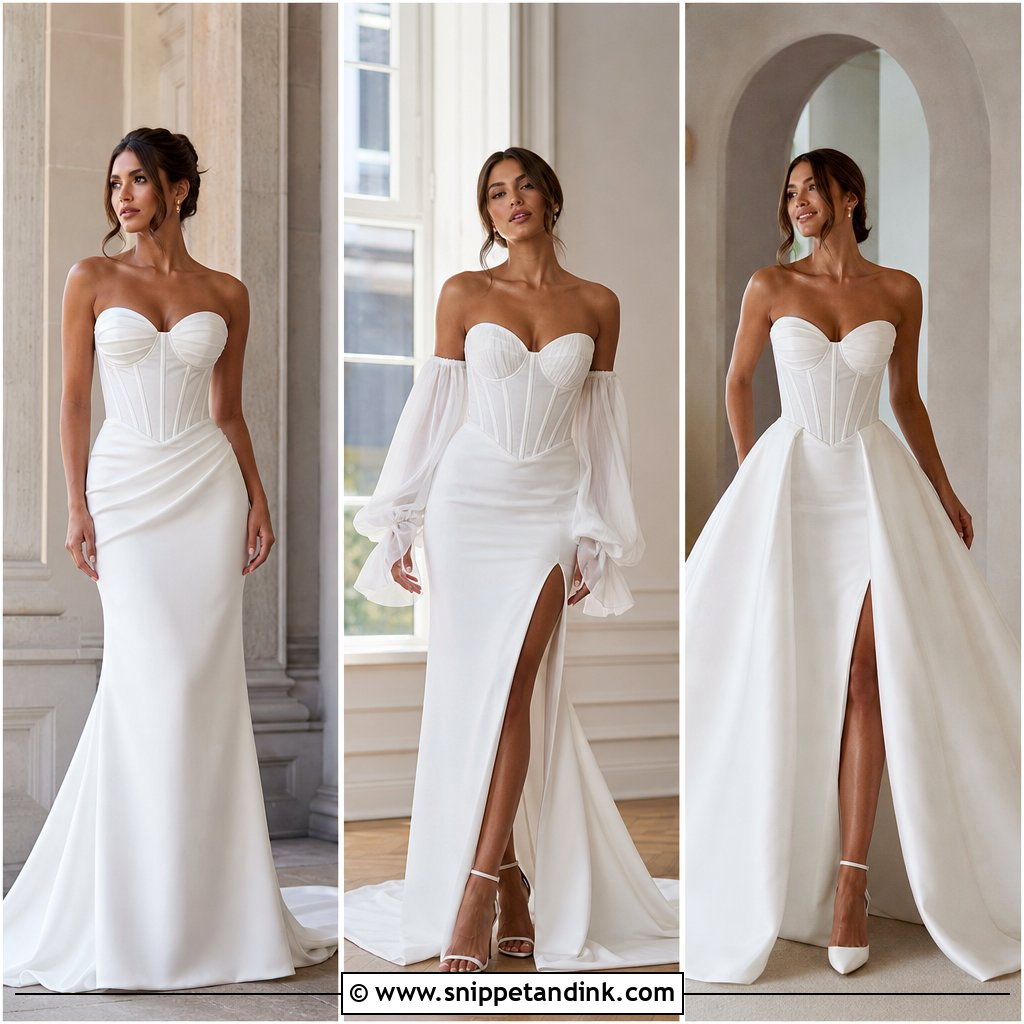 20 White Corset Wedding Dress Ideas: Romantic Styles for Brides