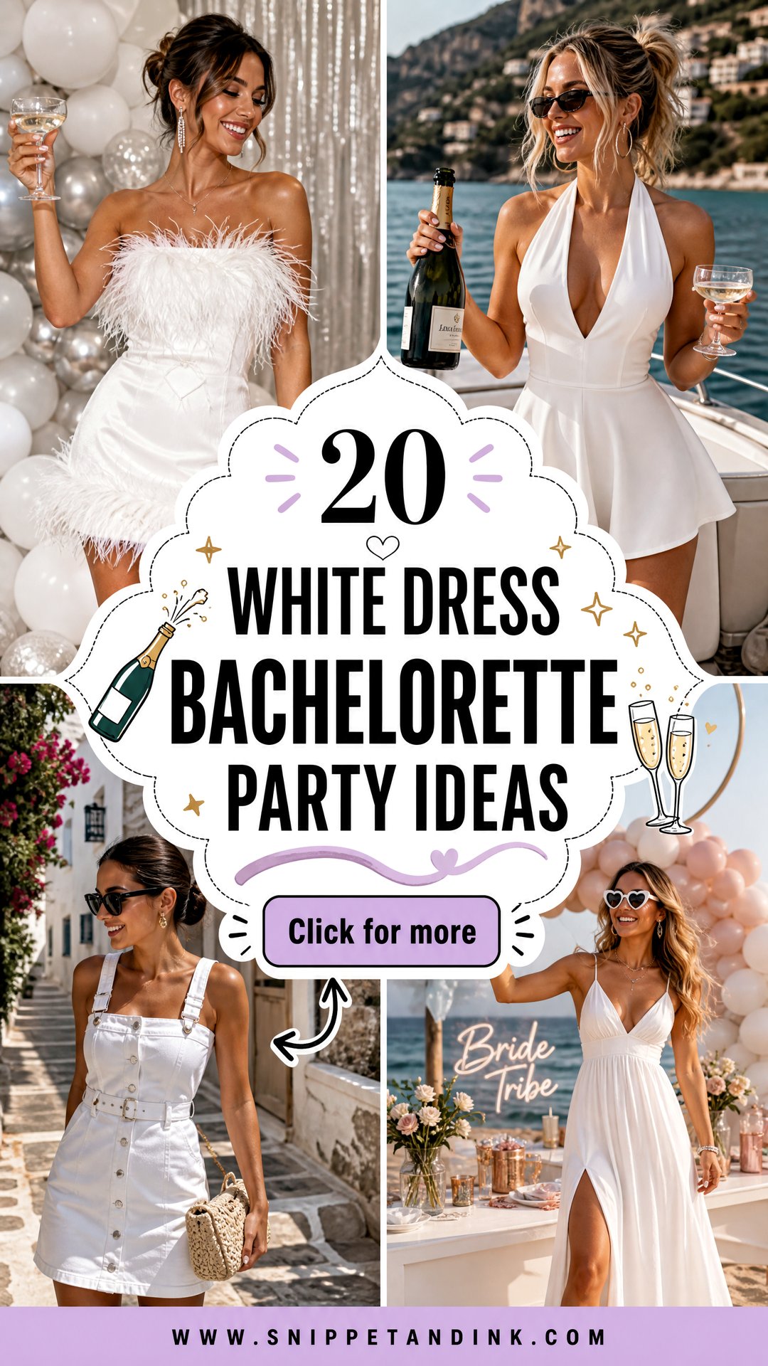 20 White Dress Bachelorette Party Ideas for Chic Brides-to-Be - 20 White Dress Bachelorette Party Ideas for Chic Brides-to-Be