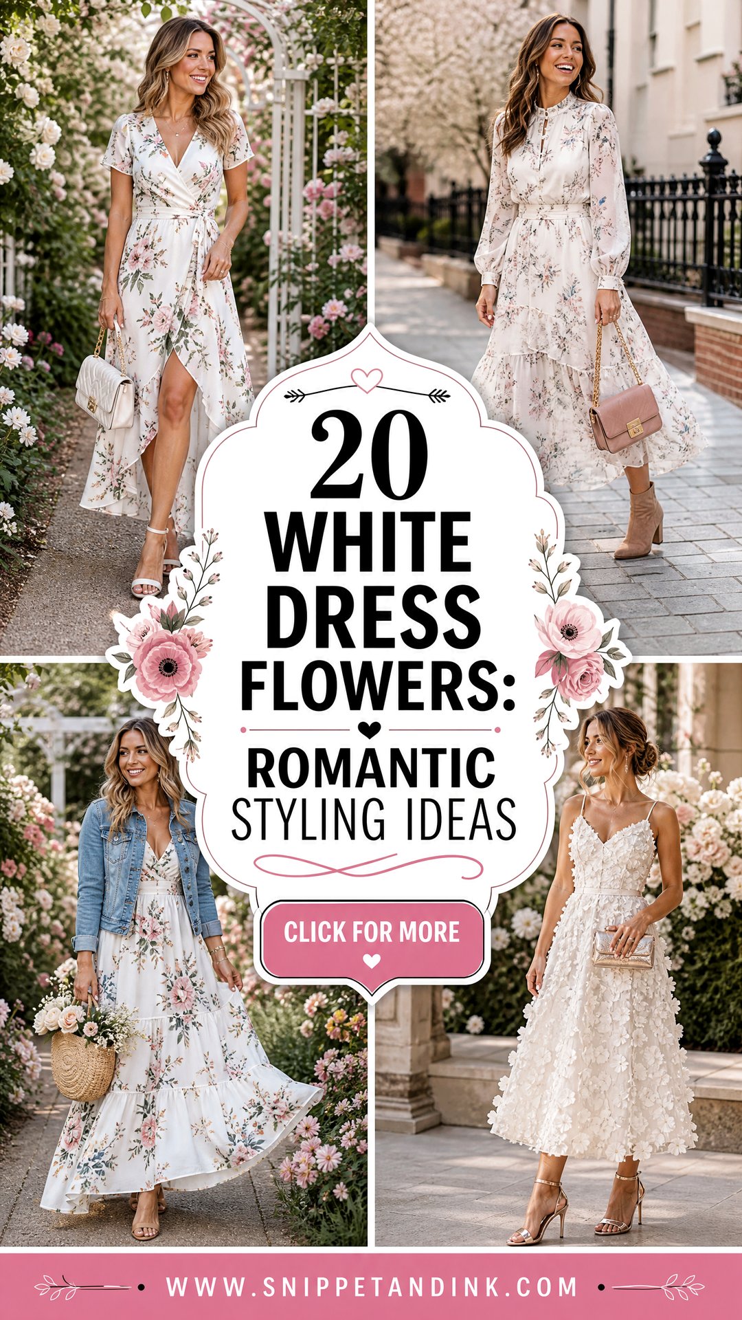 20 White Dress Flowers Romantic Styling Ideas for Brides - 20 White Dress Flowers: Romantic Styling Ideas for Brides