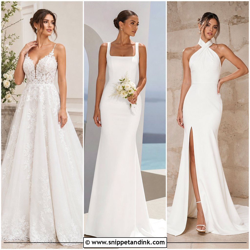 20 White Dresses for Wedding: Chic Looks for Every Bridal Style