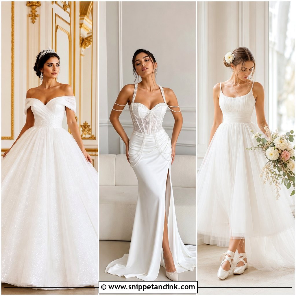 20 White Gown Aesthetic Ideas for Dreamy Bridal Inspiration