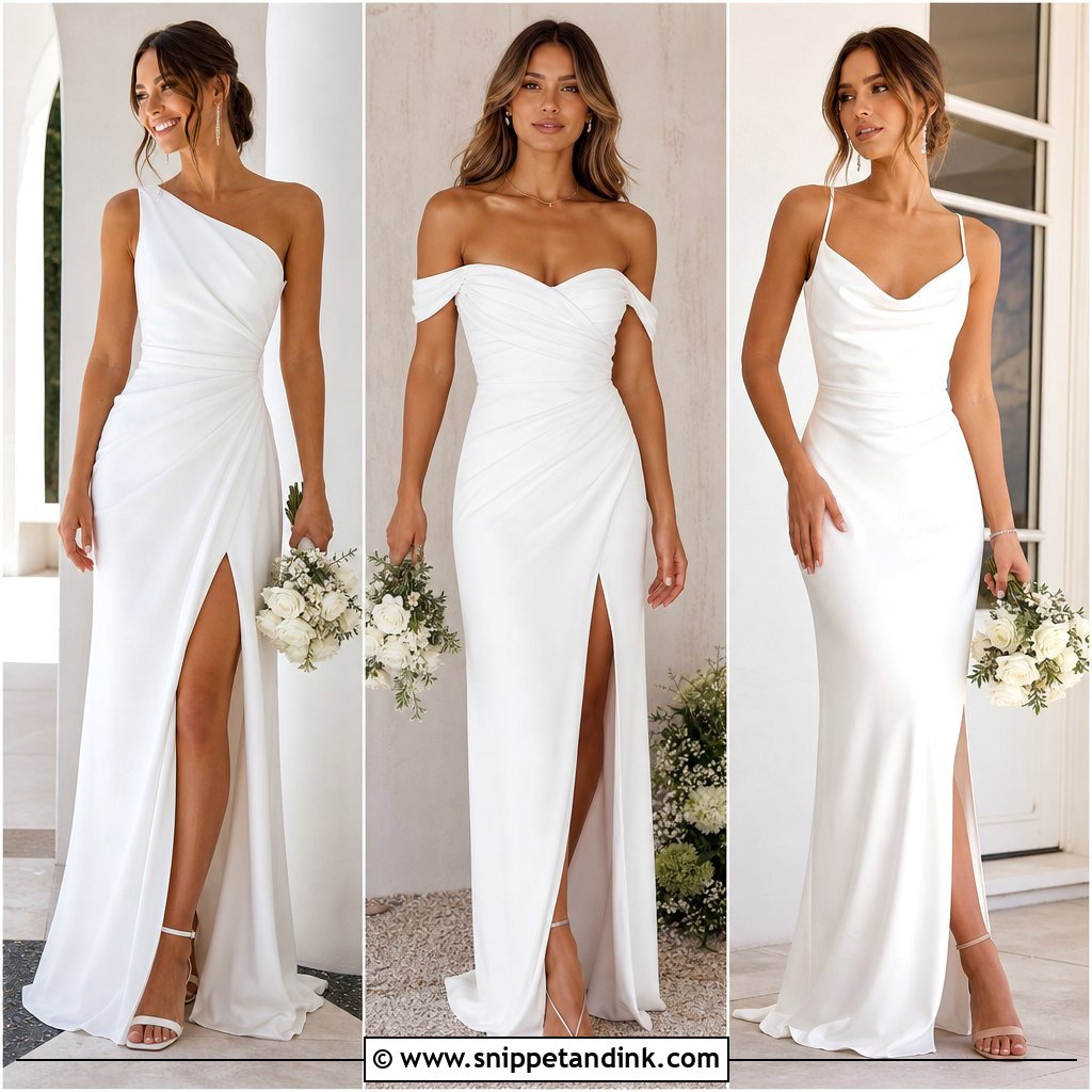 20 White Maid of Honor Dress Ideas for a Chic Bridal Party