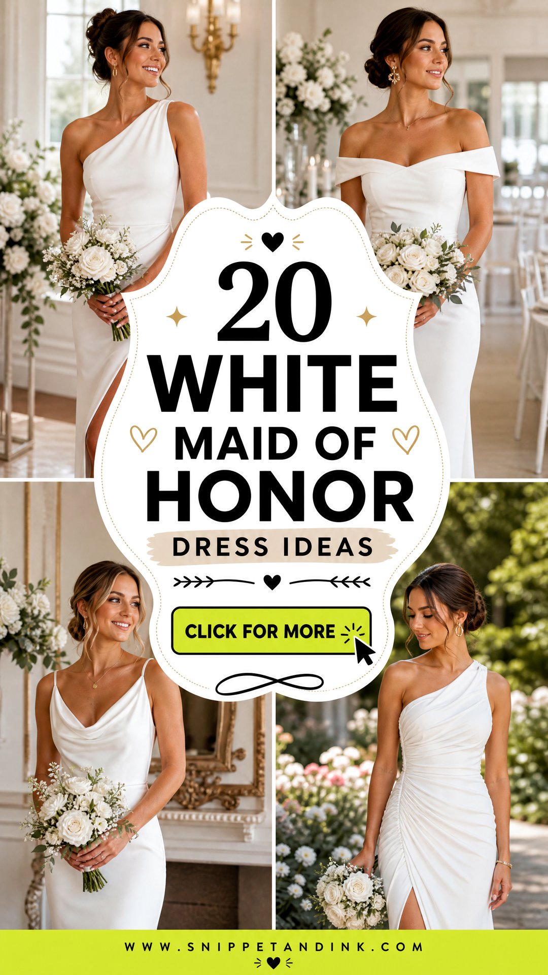 20 White Maid of Honor Dress Ideas for a Chic Bridal Party - 20 White Maid of Honor Dress Ideas for a Chic Bridal Party