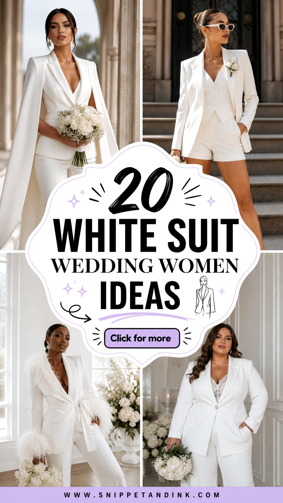 20 White Suit Wedding Women Ideas for Modern Bridal Style - 20 White Suit Wedding Women Ideas for Modern Bridal Style