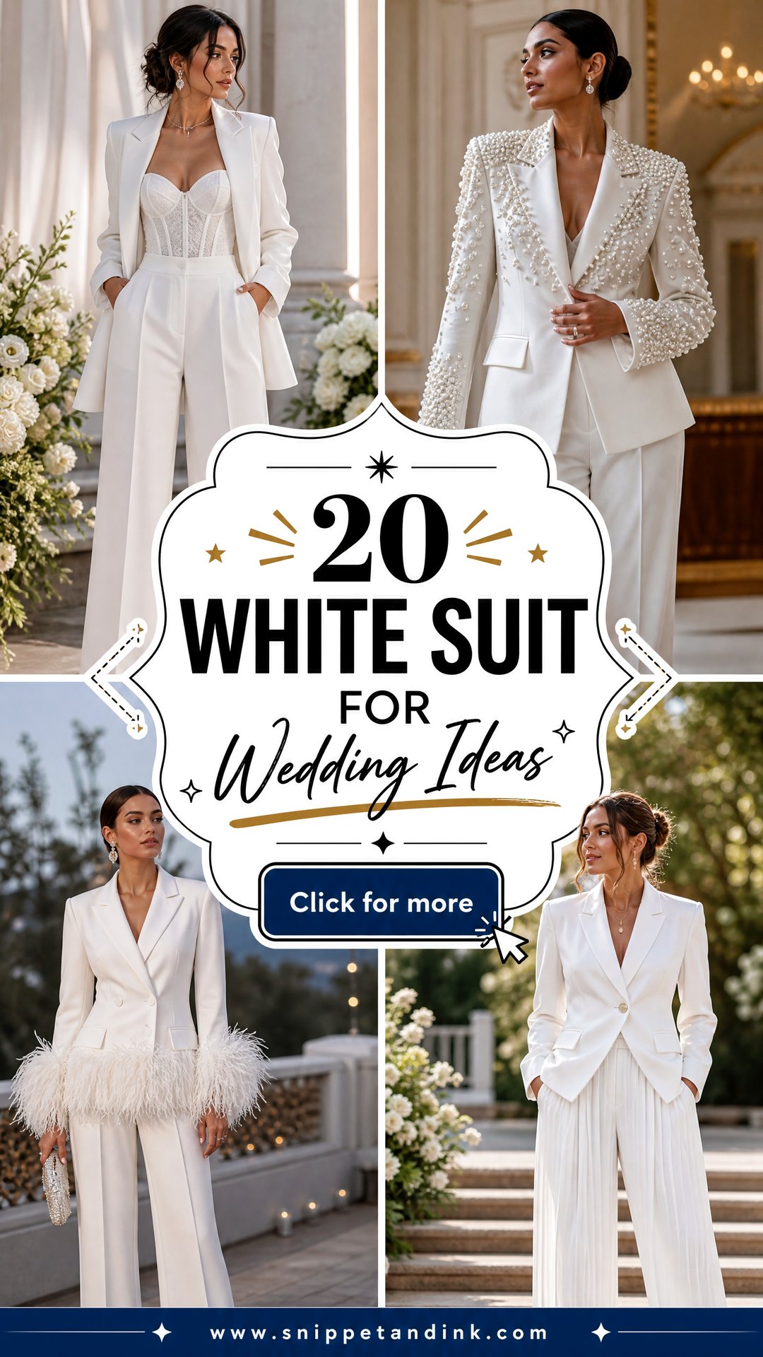 20 White Suit for Wedding Ideas for Chic Modern Wedding Guests - 20 White Suit for Wedding Ideas for Chic Modern Wedding Guests