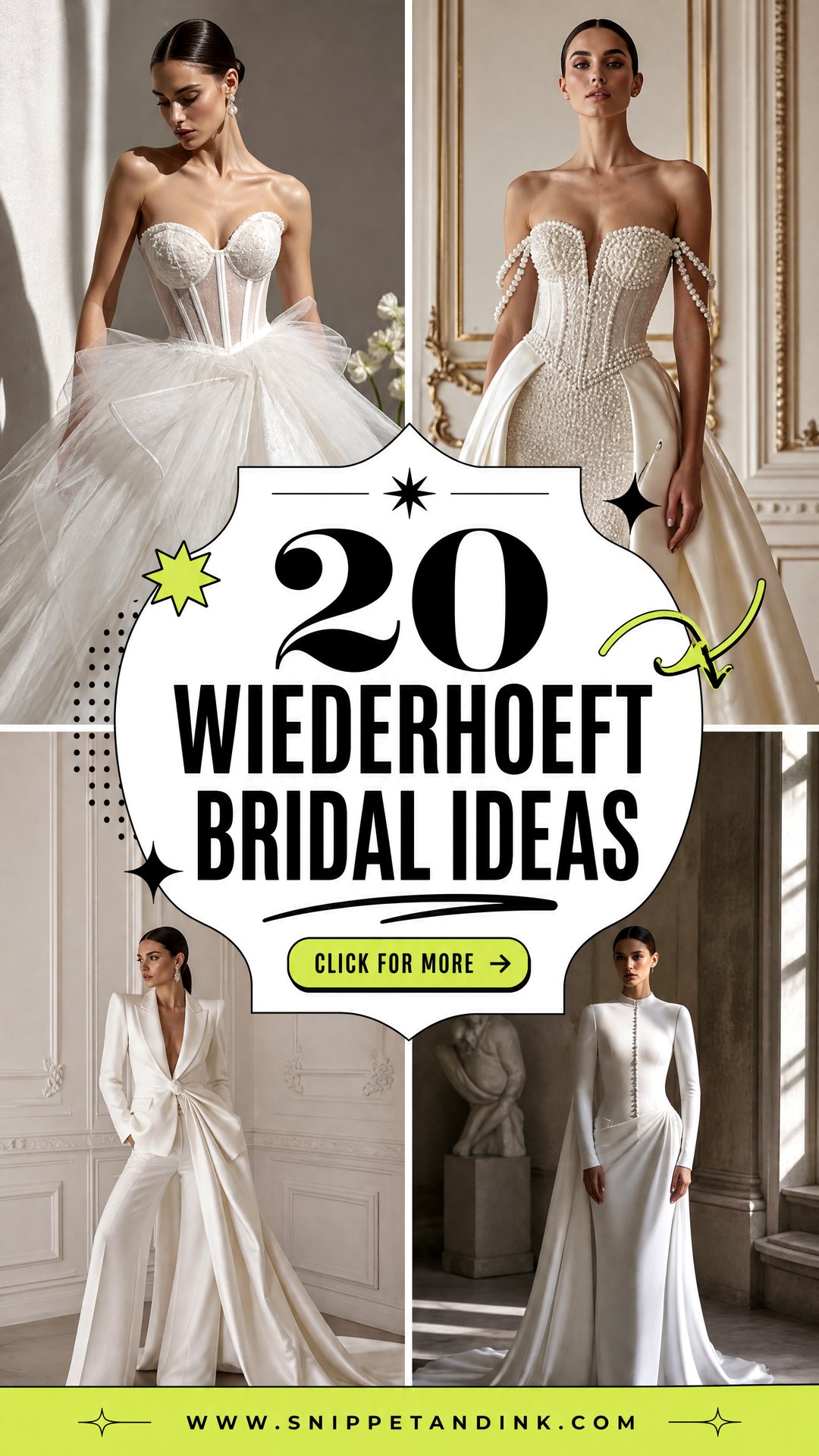 20 Wiederhoeft Bridal Ideas for Bold Fashion-Forward Brides - 20 Wiederhoeft Bridal Ideas for Bold, Fashion-Forward Brides