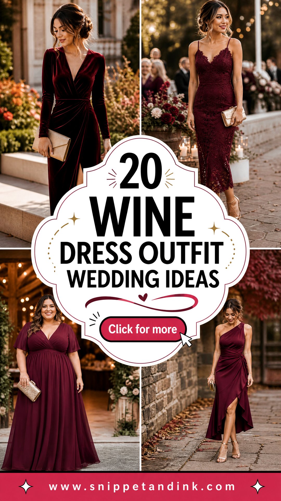 20 Wine Dress Outfit Wedding Ideas for Elegant Guests This Fall - 20 Wine Dress Outfit Wedding Ideas for Elegant Guests This Fall