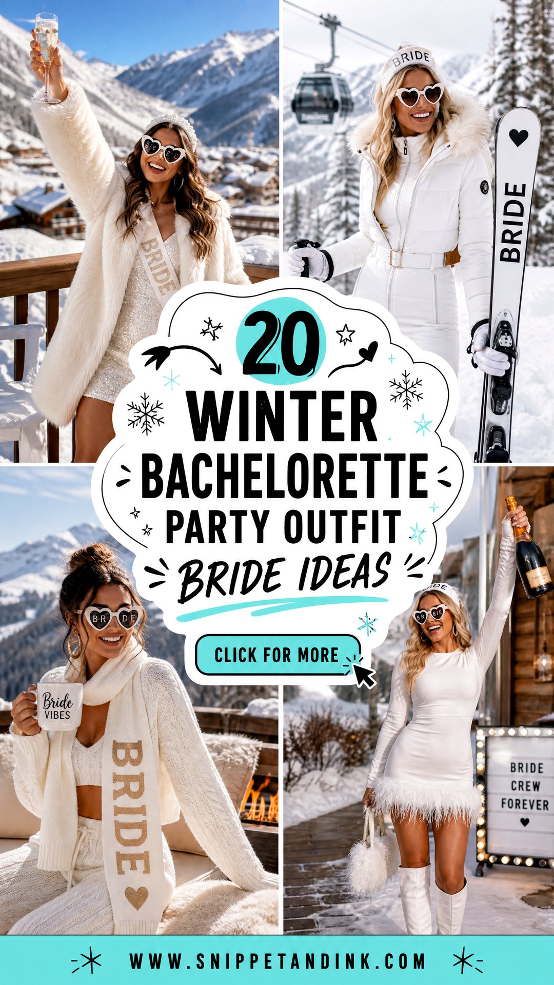 20 Winter Bachelorette Party Outfit Bride Ideas for Snowy Trips - 20 Winter Bachelorette Party Outfit Bride Ideas for Snowy Trips