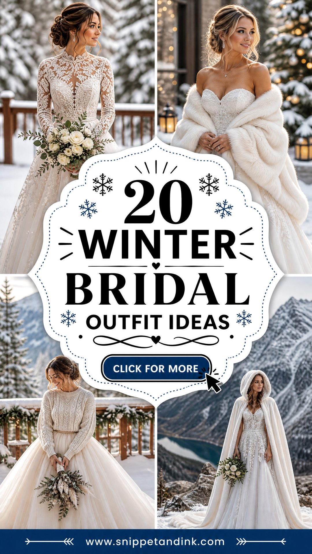 20 Winter Bridal Outfit Ideas for a Cozy Stylish Celebration - 20 Winter Bridal Outfit Ideas for a Cozy, Stylish Celebration