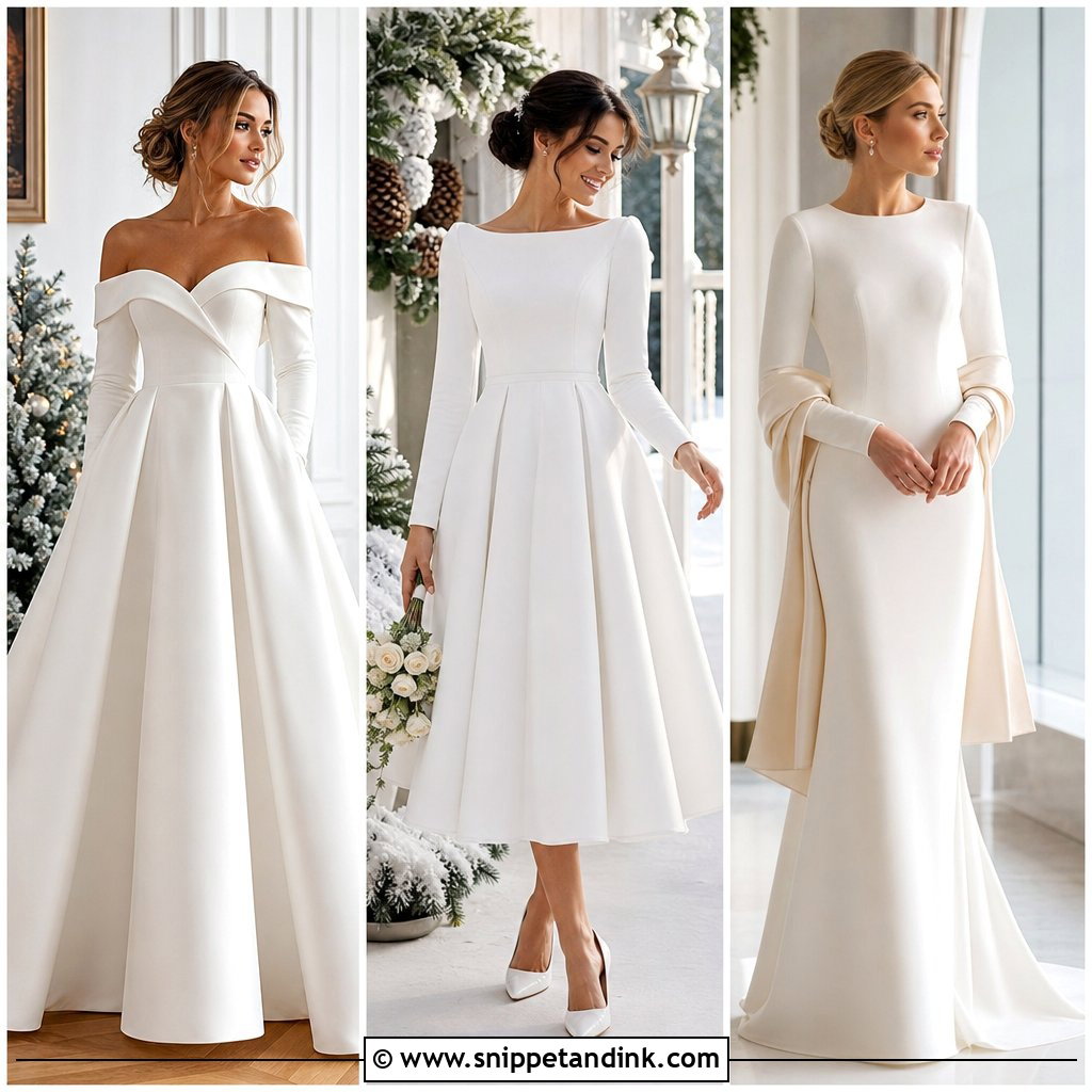 20 Winter Bride Dress Ideas for a Warm and Elegant Bridal Look