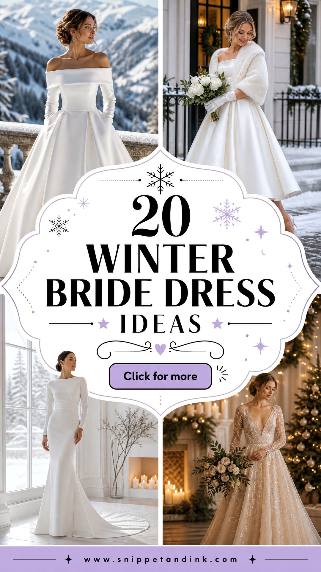 20 Winter Bride Dress Ideas for a Warm and Elegant Bridal Look - 20 Winter Bride Dress Ideas for a Warm and Elegant Bridal Look
