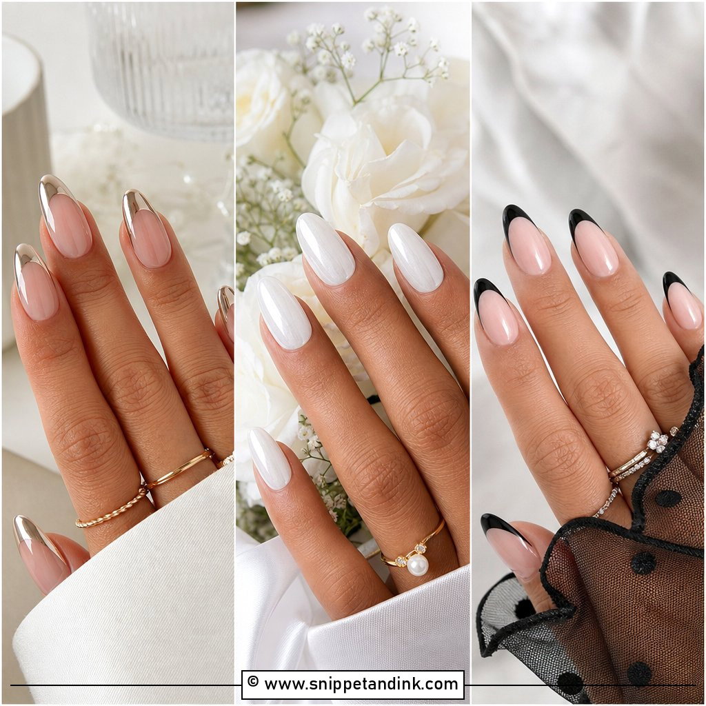 20 Winter Bridesmaid Wedding Nails for Elegant Party Style