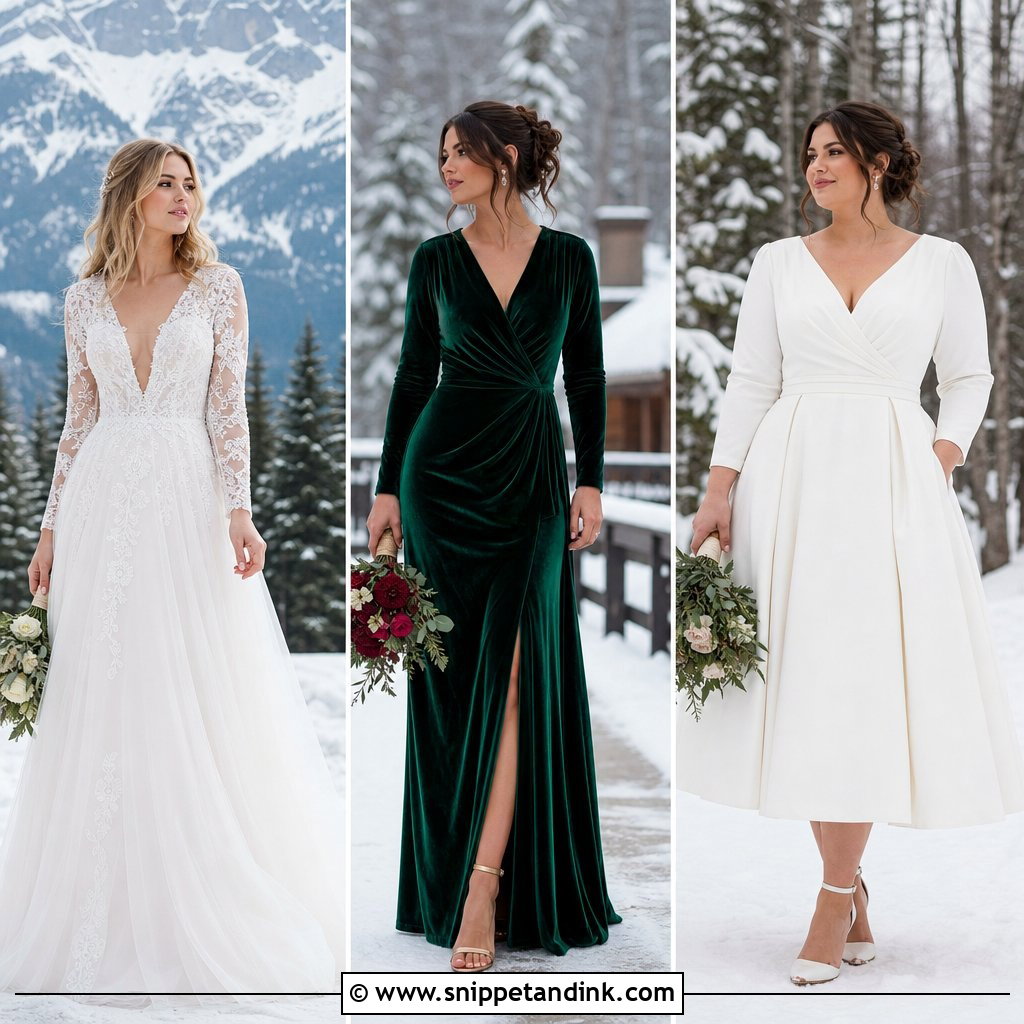 20 Winter Elopement Outfit Ideas for Snowy, Romantic Vows