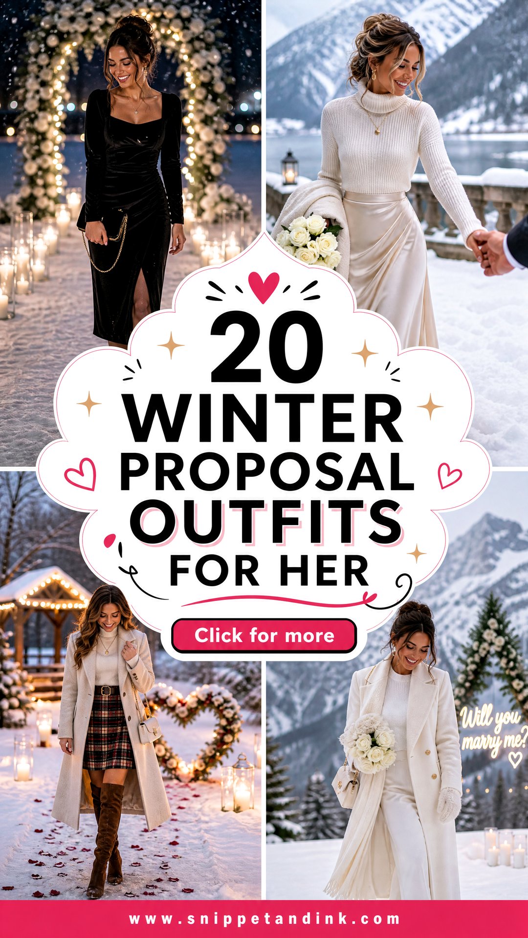 20 Winter Proposal Outfits for Her for a Picture-Perfect Yes - 20 Winter Proposal Outfits for Her for a Picture-Perfect Yes