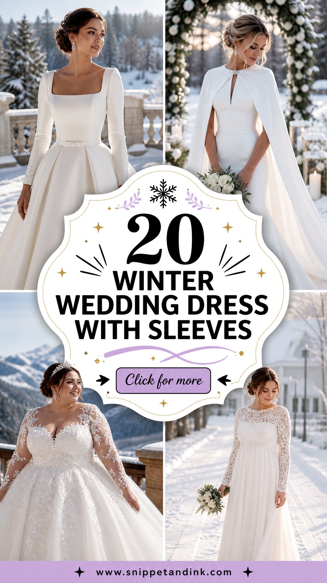 20 Winter Wedding Dress with Sleeves Elegant Bridal Picks - 20 Winter Wedding Dress with Sleeves: Elegant Bridal Picks