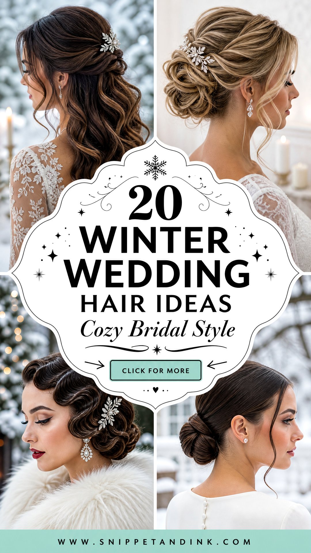 20 Winter Wedding Hair Ideas for Cozy Elegant Bridal Style - 20 Winter Wedding Hair Ideas for Cozy, Elegant Bridal Style