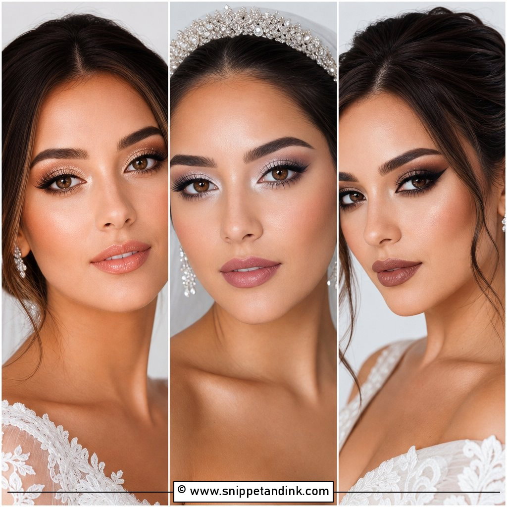 20 Winter Wedding Makeup for Brown Eyes That Truly Glow