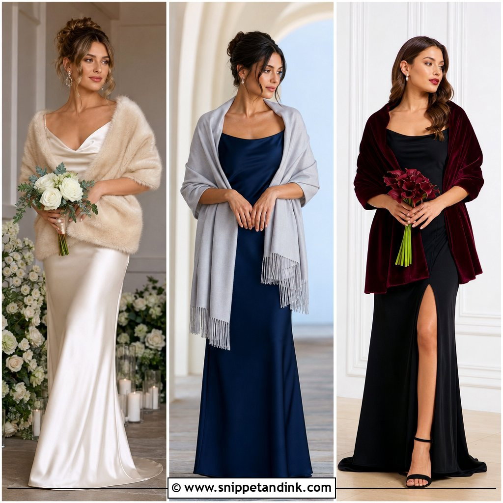 20 Winter Wedding Shawl Ideas: Chic Layers for Cozy Brides