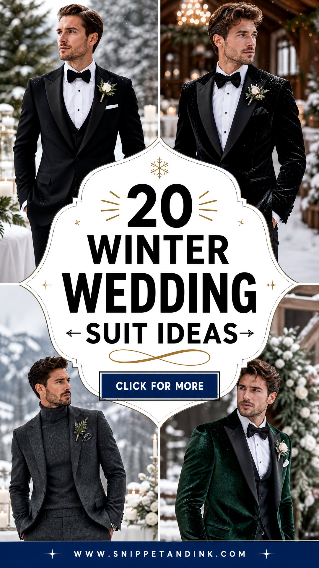 20 Winter Wedding Suit Ideas Sharp Looks for Modern Grooms - 20 Winter Wedding Suit Ideas: Sharp Looks for Modern Grooms