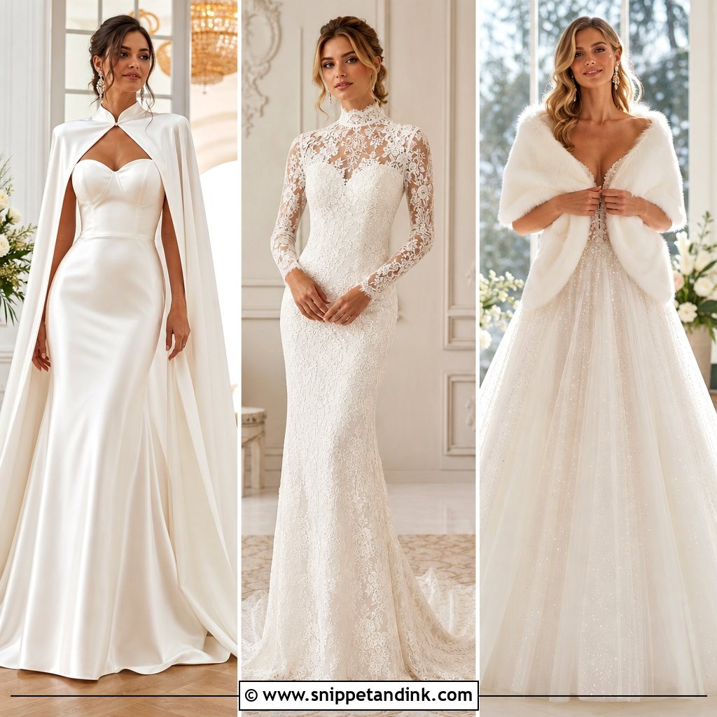 20 Winter Wonderland Wedding Dress Ideas: Magical Snowy Style