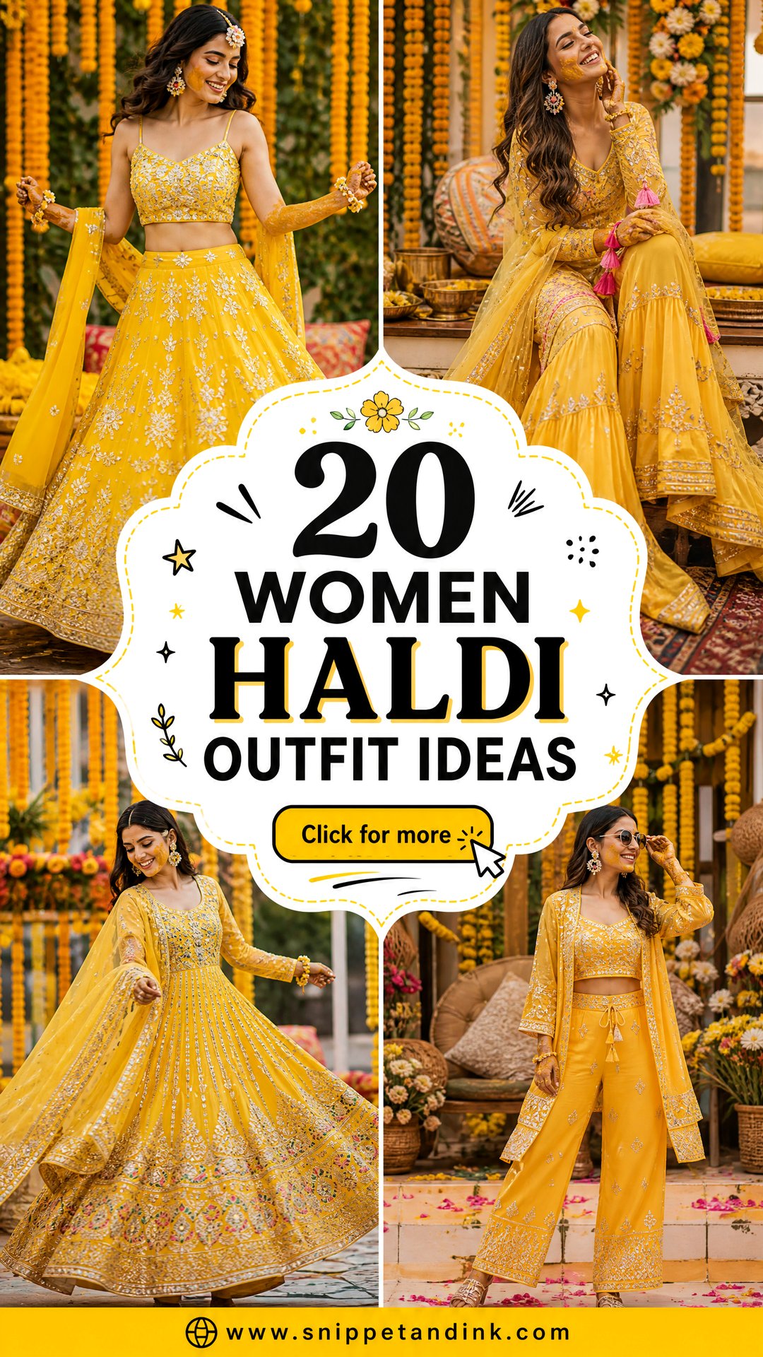 20 Women Haldi Outfit Ideas Vibrant Looks for Every Bride - 20 Women Haldi Outfit Ideas: Vibrant Looks for Every Bride