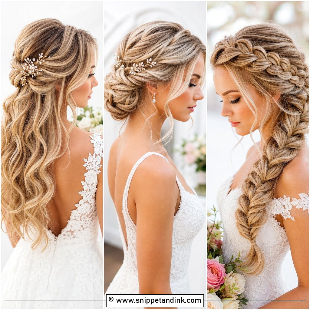 20 Women Wedding Hairstyle Ideas for Elegant Bridal Looks