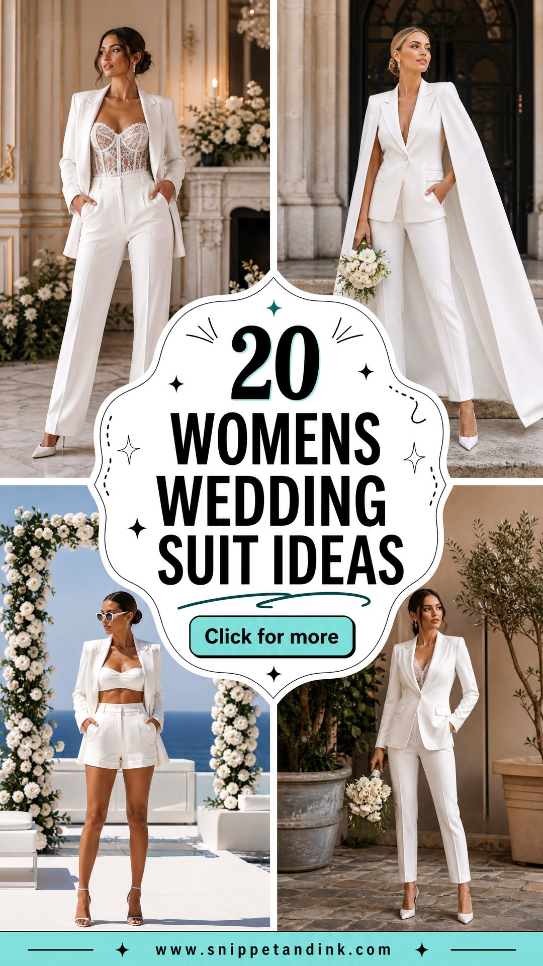 20 Womens Wedding Suit Ideas Chic Tailoring for Modern Brides - 20 Womens Wedding Suit Ideas: Chic Tailoring for Modern Brides