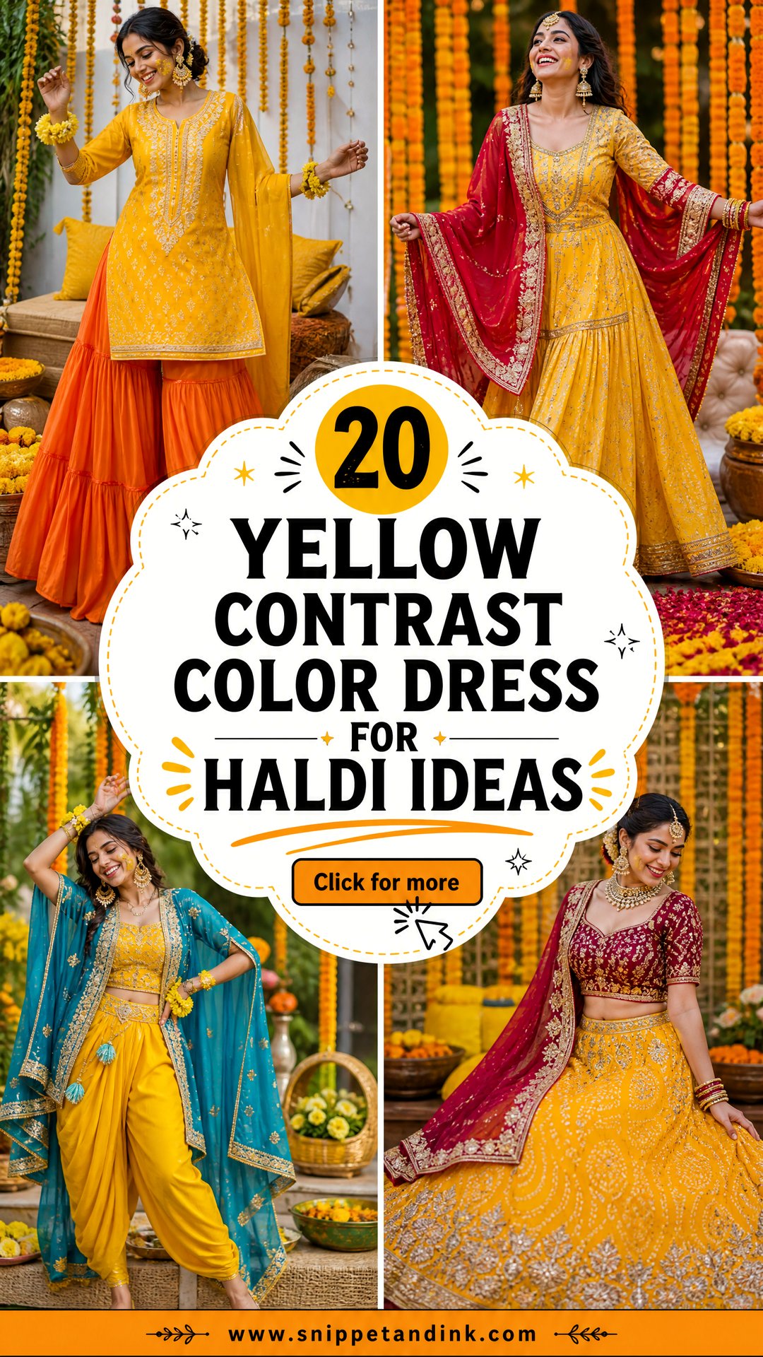 20 Yellow Contrast Color Dress for Haldi Ideas Fresh Pairings - 20 Yellow Contrast Color Dress for Haldi Ideas: Fresh Pairings