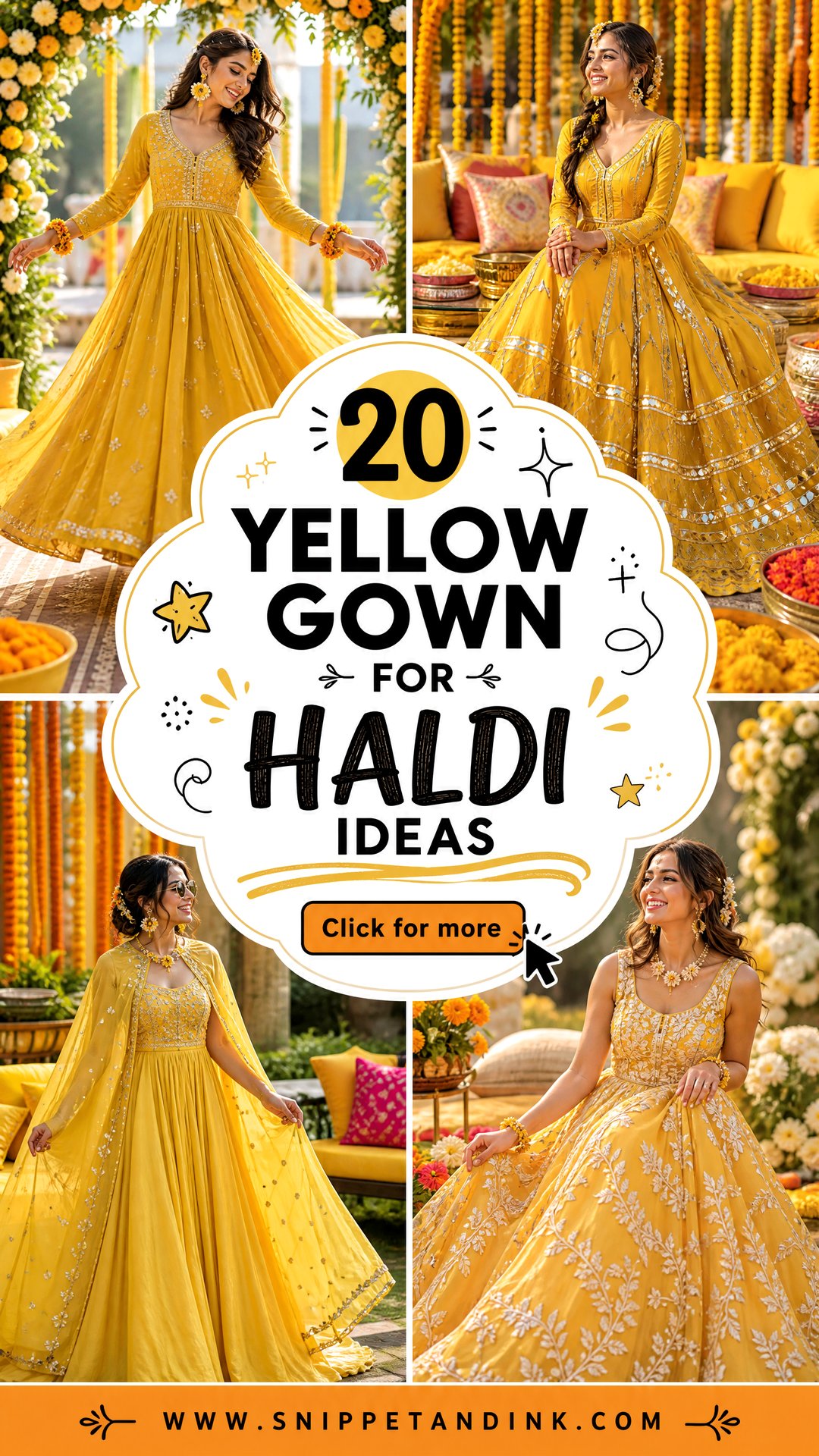 20 Yellow Gown for Haldi Ideas for a Radiant Celebration - 20 Yellow Gown for Haldi Ideas for a Radiant Celebration