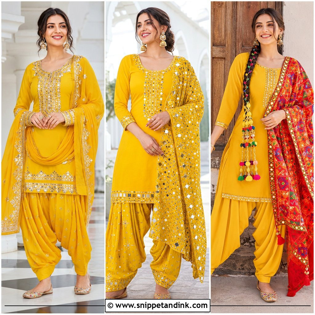 20 Yellow Patiala Suit for Haldi Ideas for Vibrant Bridal Style