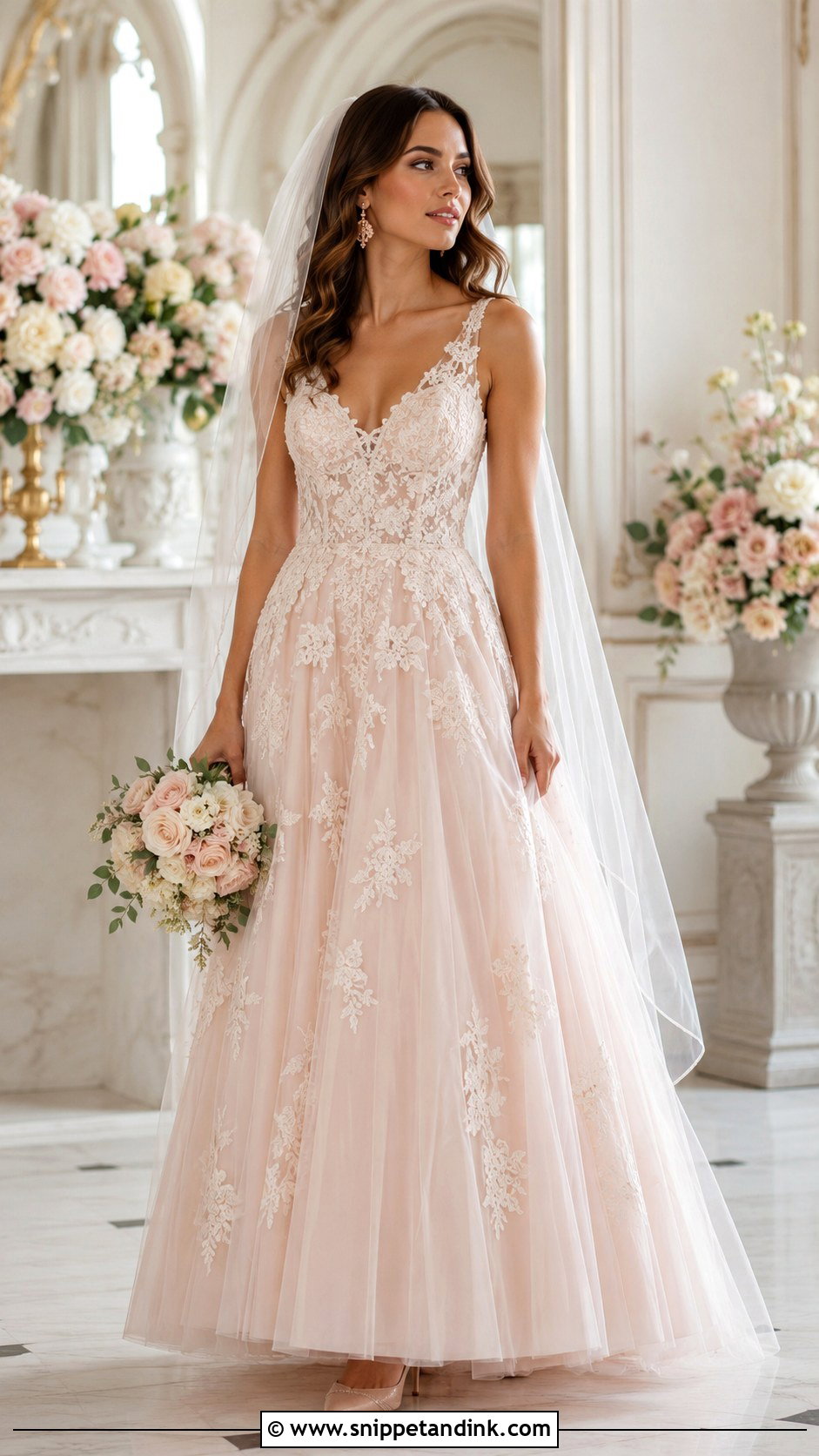 2016 Blush Wedding Dress - Snippet and Ink - 20 2016 Wedding Dresses