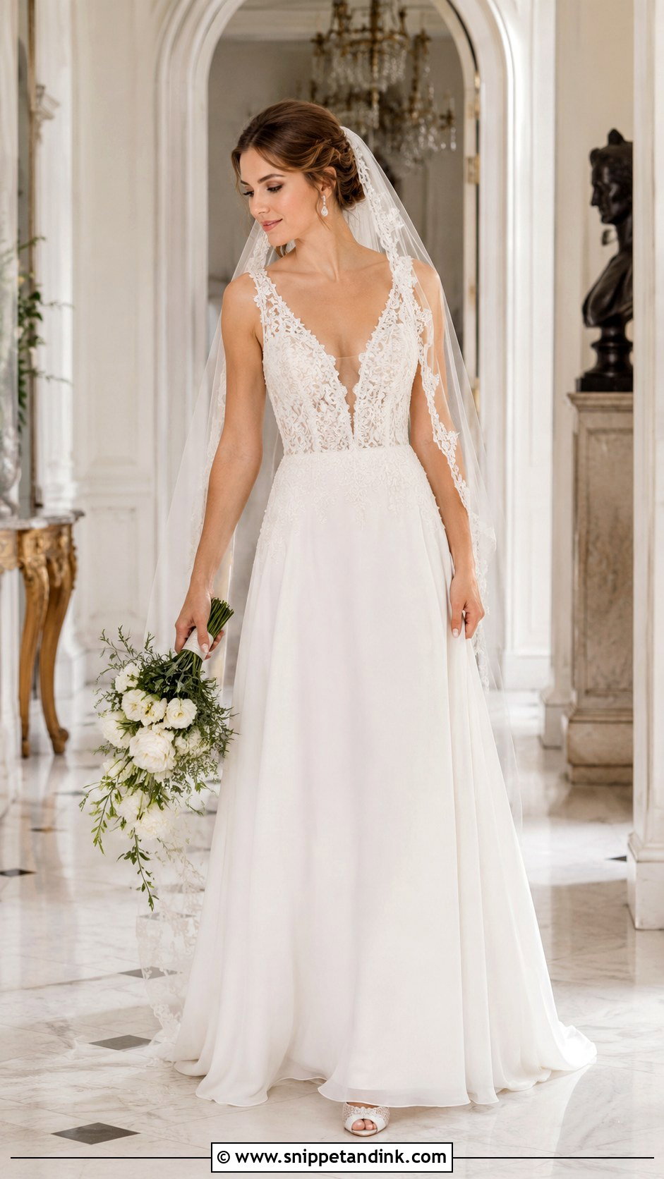 2016 Deep V Neck Wedding Dress - Snippet and Ink - 20 2016 Wedding Dresses