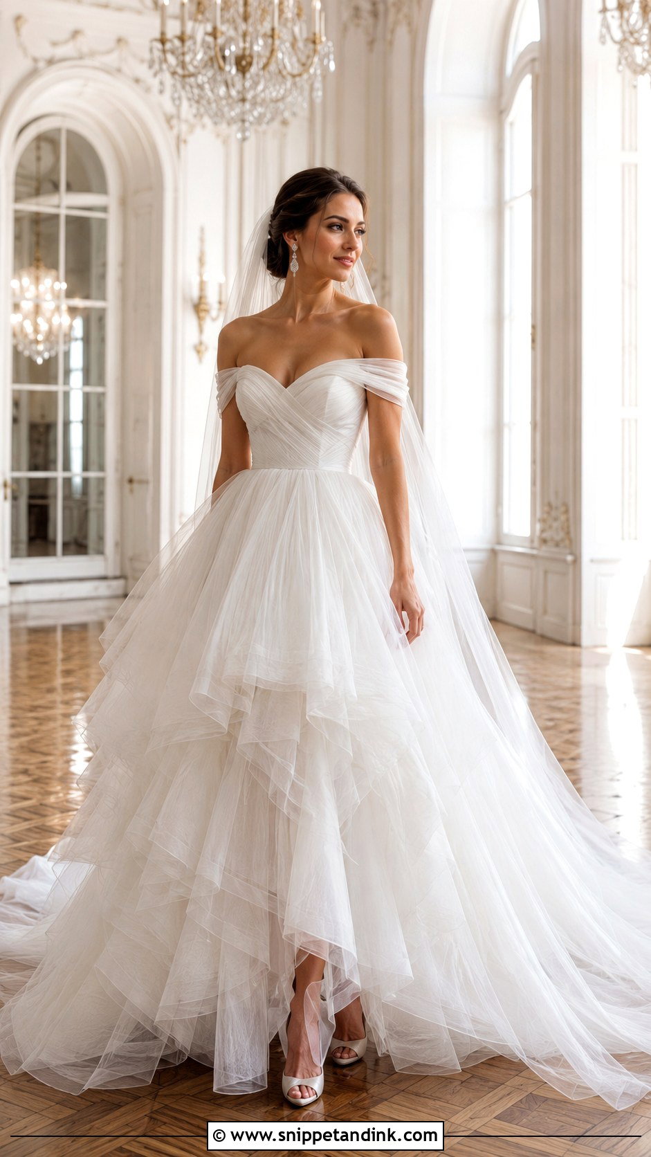 2016 Tiered Tulle Wedding Dress - Snippet and Ink - 20 2016 Wedding Dresses